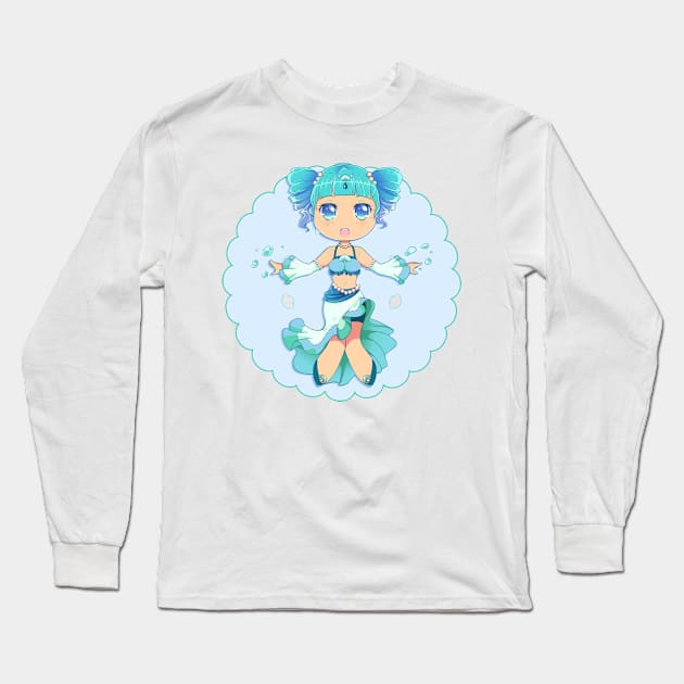 Magical Girl Mermaid Long Sleeve T-Shirt by ButterflyLatte